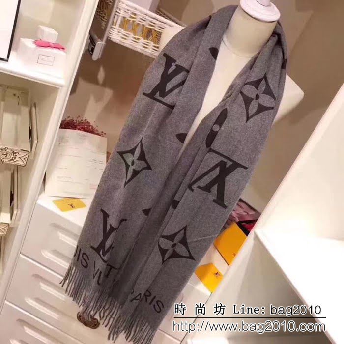 路易威登LV2018專櫃新款 lv花卉印花圍巾 LLWJ6738